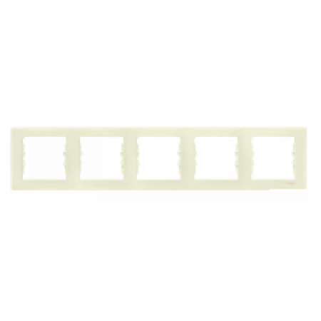 Rama ornament 5 posturi Crem Schneider Sedna Rama ornament 5 posturi Crem Schneider Sedna